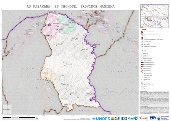 Microplanning: Kabakaba, Obokote, Kindu, Maniema, COD (2024)