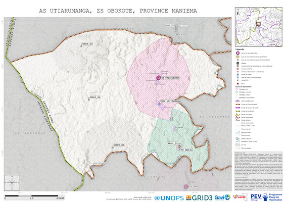 Microplanning: Utiakumanga, Obokote, Kindu, Maniema, COD (2024)