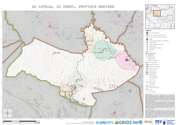 Microplanning: Lutala, Pangi, Kindu, Maniema, COD (2024)