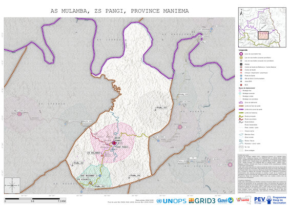 Microplanning: Mulamba, Pangi, Kindu, Maniema, COD (2024)