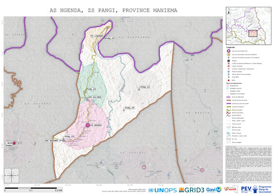 Microplanning: Ngenda, Pangi, Kindu, Maniema, COD (2024)