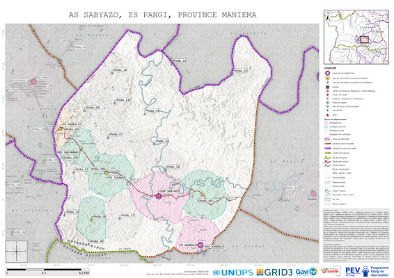 Microplanning: Sabyazo, Pangi, Kindu, Maniema, COD (2024)