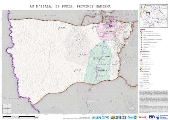 Microplanning: M'piala, Punia, Kindu, Maniema, COD (2024)