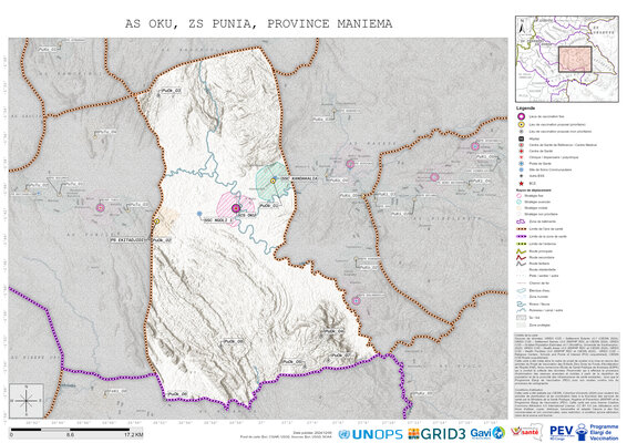 Microplanning: Oku, Punia, Kindu, Maniema, COD (2024)