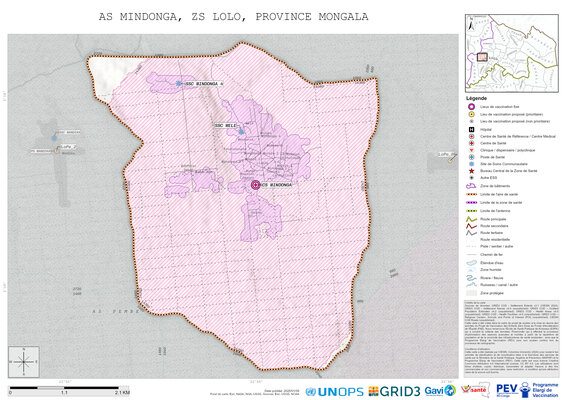 Microplanning: Mindonga, Lolo, Bumba, Mongala, COD (2025)