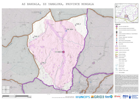 Microplanning: Bandala, Yamaluka, Bumba, Mongala, COD (2025)
