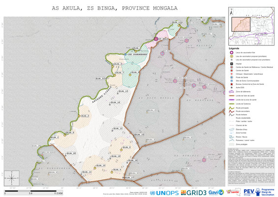 Microplanning: Akula, Binga, Lisala, Mongala, COD (2025)