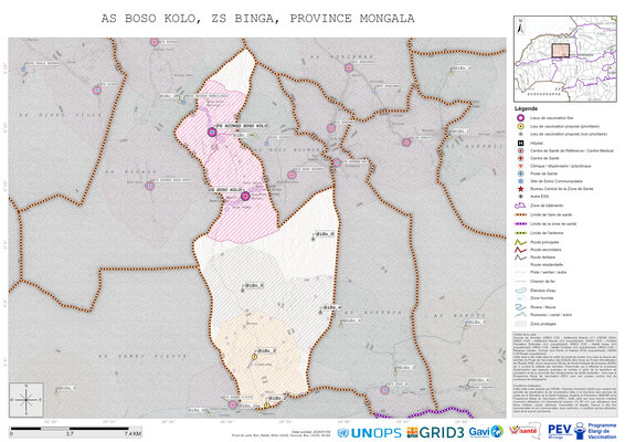 Microplanning: Boso-Kolo, Binga, Lisala, Mongala, COD (2025)