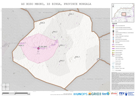 Microplanning: Boso-Mboko, Binga, Lisala, Mongala, COD (2025)