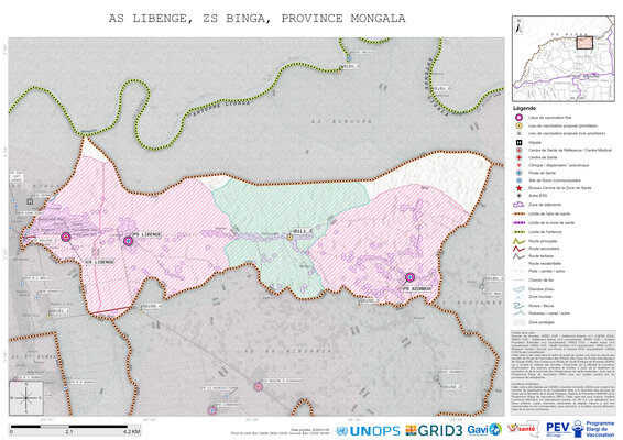 Microplanning: Libenge, Binga, Lisala, Mongala, COD (2025)