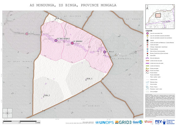 Microplanning: Mondunga, Binga, Lisala, Mongala, COD (2025)