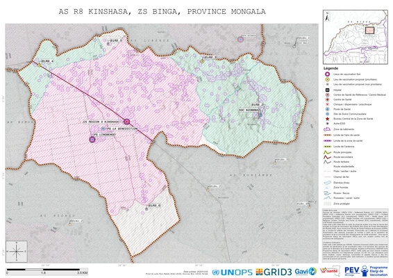 Microplanning: R8-Kinshasa, Binga, Lisala, Mongala, COD (2025)