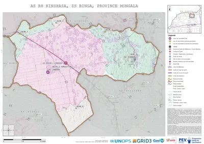 Microplanning: R8-Kinshasa, Binga, Lisala, Mongala, COD (2025)