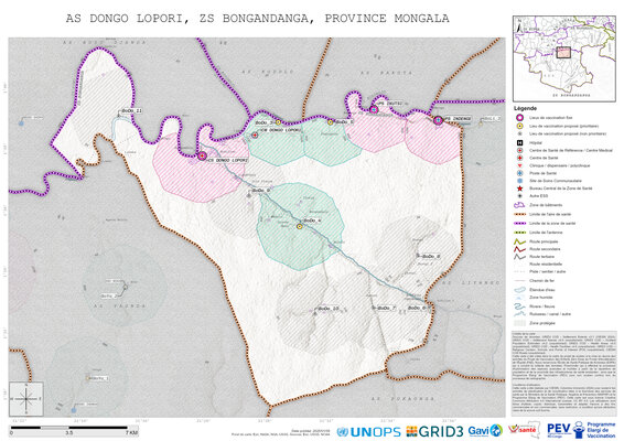 Microplanning: Dongo-Lopori, Bongandanga, Lisala, Mongala, COD (2025)
