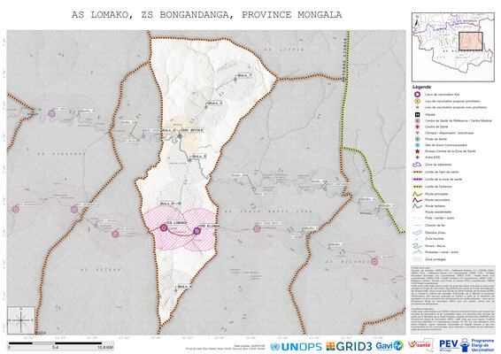 Microplanning: Lomako, Bongandanga, Lisala, Mongala, COD (2025)