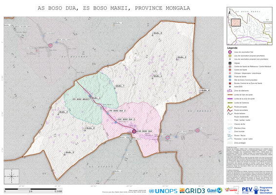 Microplanning: Boso-Dua, Boso-Manzi, Lisala, Mongala, COD (2025)