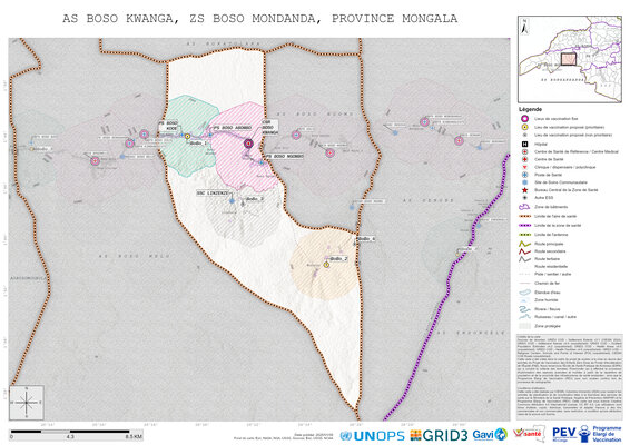 Microplanning: Boso-Kwanga, Boso-Mondanda, Lisala, Mongala, COD (2025)