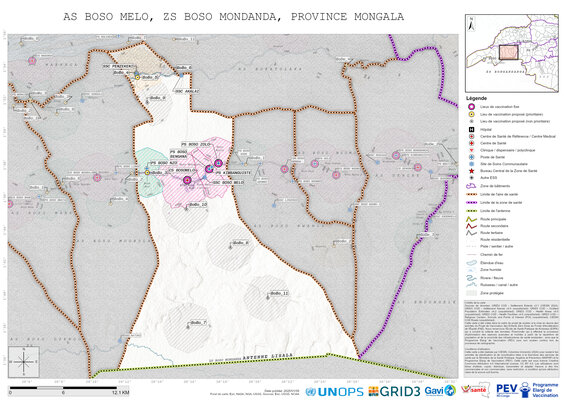 Microplanning: Boso-Melo, Boso-Mondanda, Lisala, Mongala, COD (2025)
