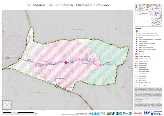 Microplanning: Baenga, Bosondjo, Lisala, Mongala, COD (2025)