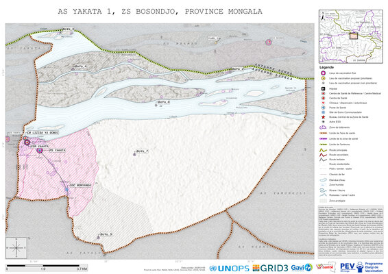 Microplanning: Yakata-1, Bosondjo, Lisala, Mongala, COD (2025)