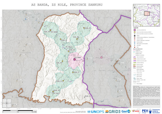 Microplanning: Banda, Kole, Lodja, Sankuru, COD (2024)