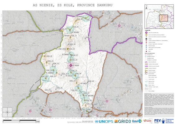 Microplanning: Nienie, Kole, Lodja, Sankuru, COD (2024)
