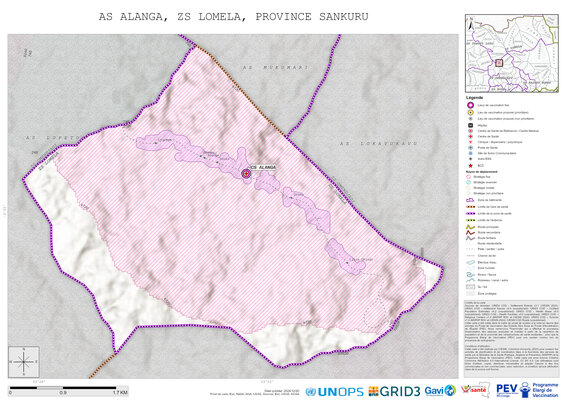 Microplanning: Alanga, Lomela, Lodja, Sankuru, COD (2024)
