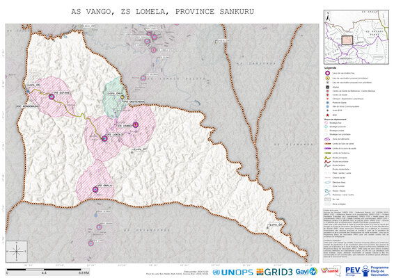 Microplanning: Vango, Lomela, Lodja, Sankuru, COD (2024)