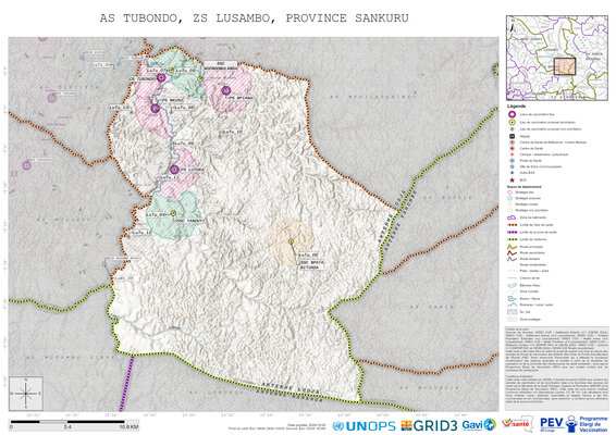 Microplanning: Tubondo, Lusambo, Lodja, Sankuru, COD (2024)