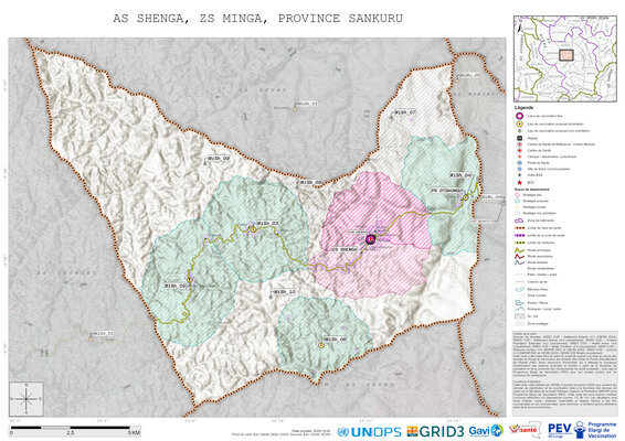 Microplanning: Shenga, Minga, Tshumbe, Sankuru, COD (2024)