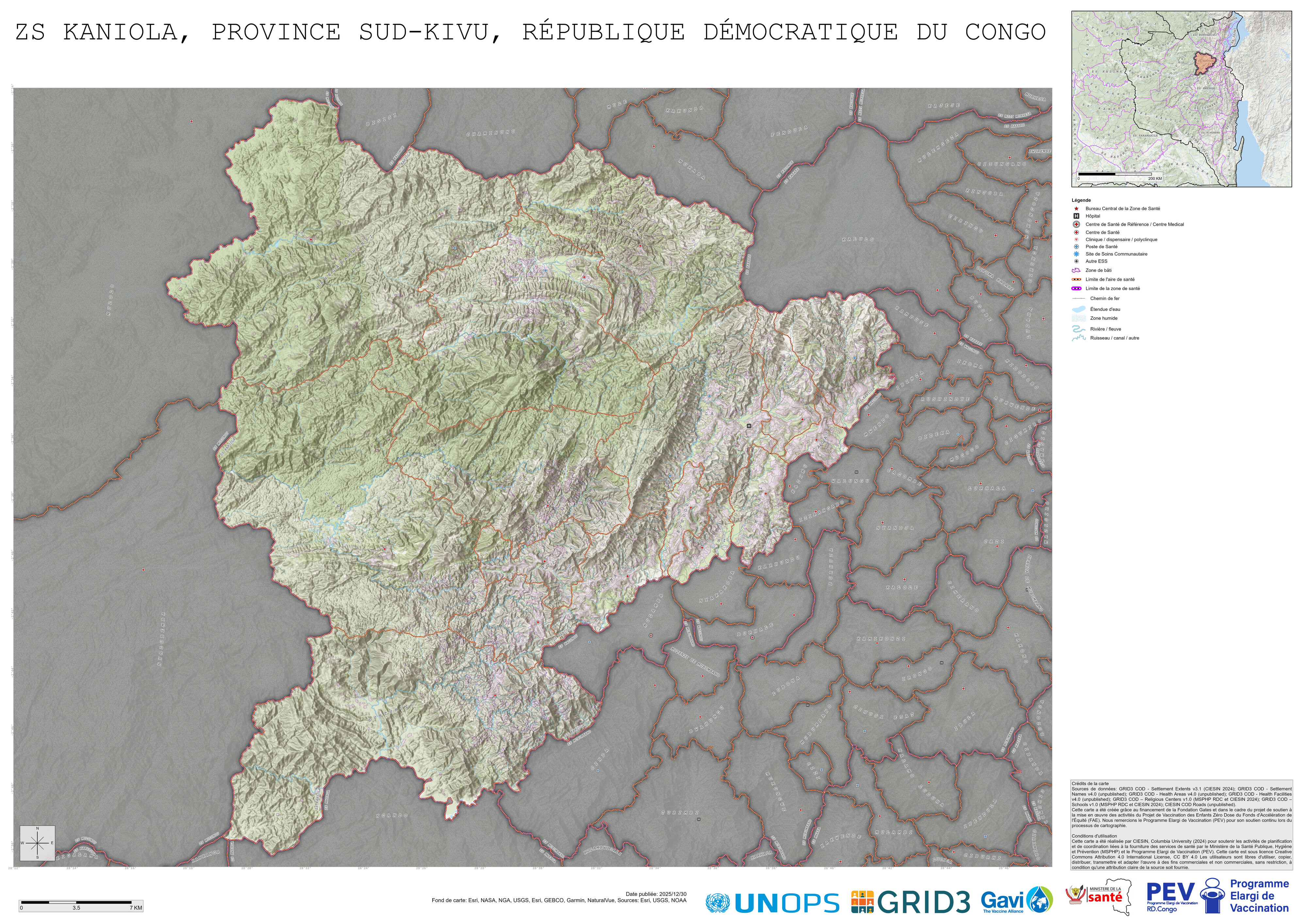 Reference Minimal: Kaniola, Bukavu, Sud-Kivu, COD (2025)