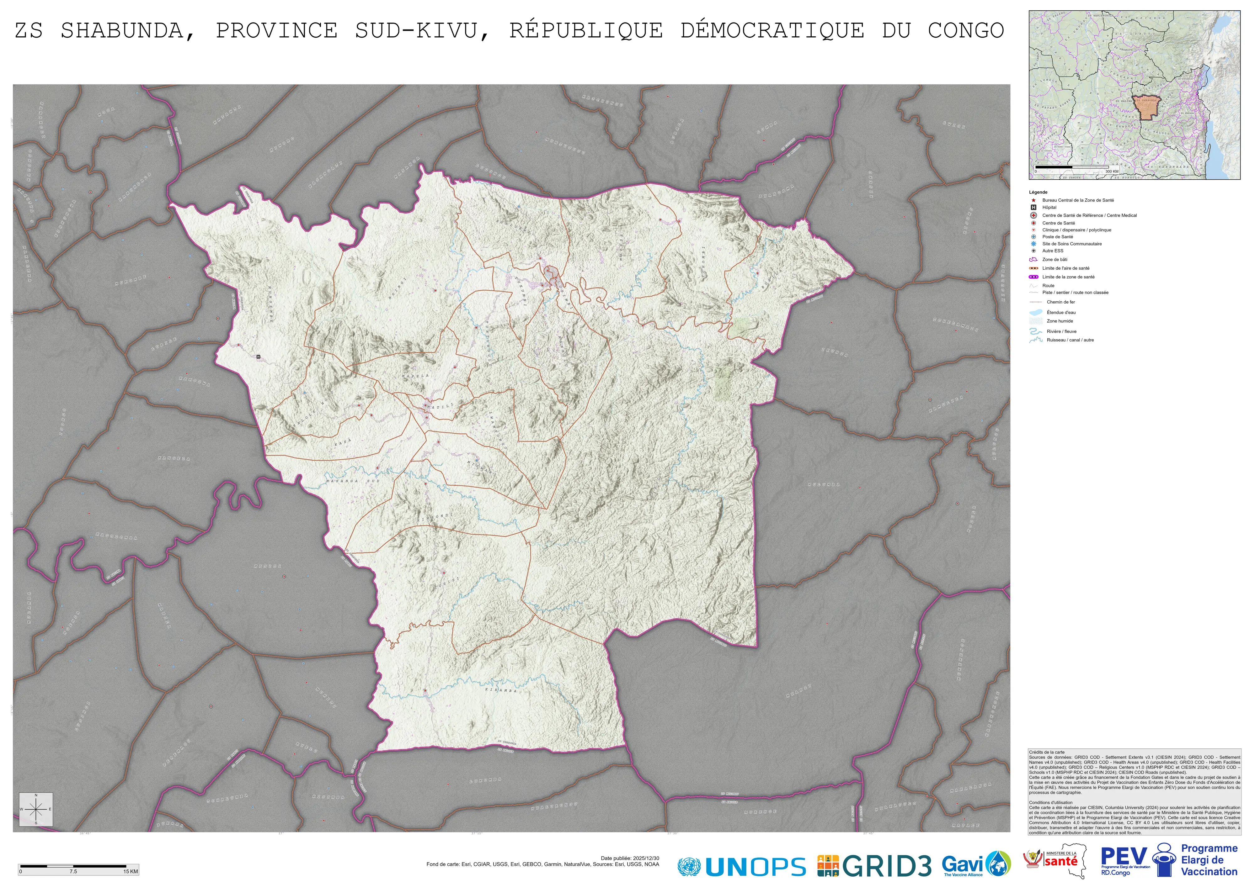 Reference Minimal: Shabunda, Bukavu, Sud-Kivu, COD (2025)