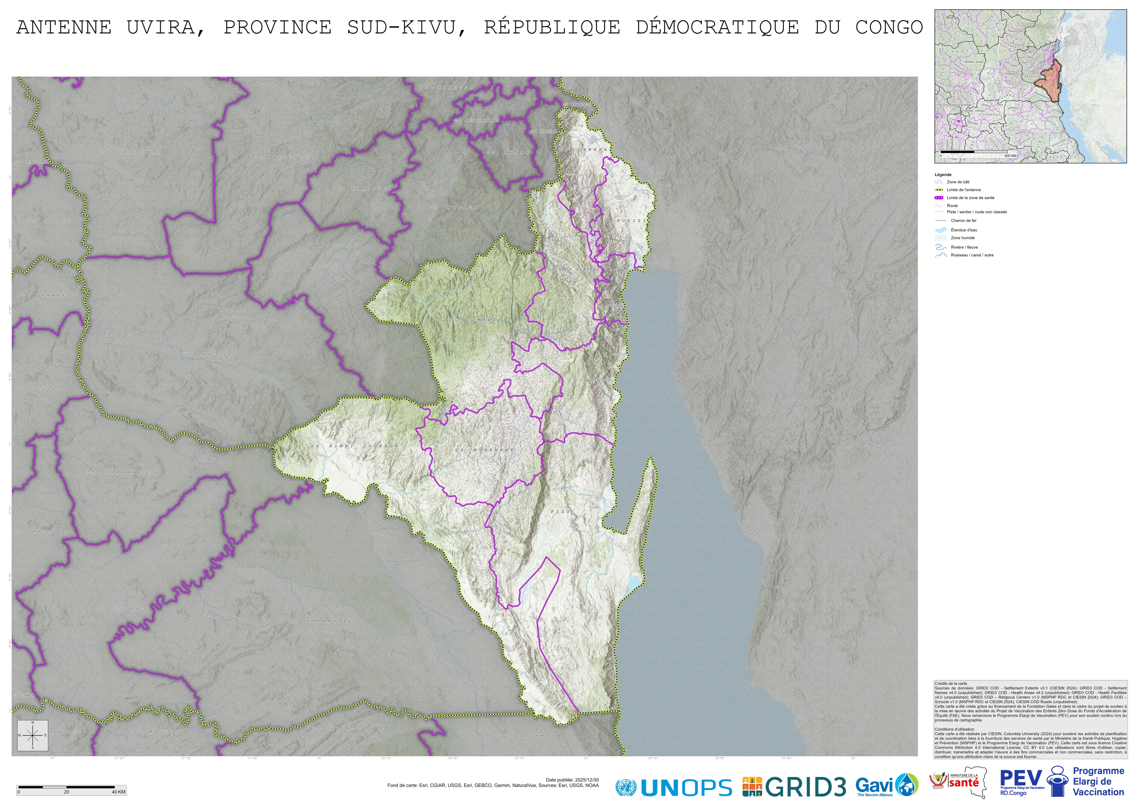 Reference Minimal: Uvira, Sud-Kivu, COD (2025)