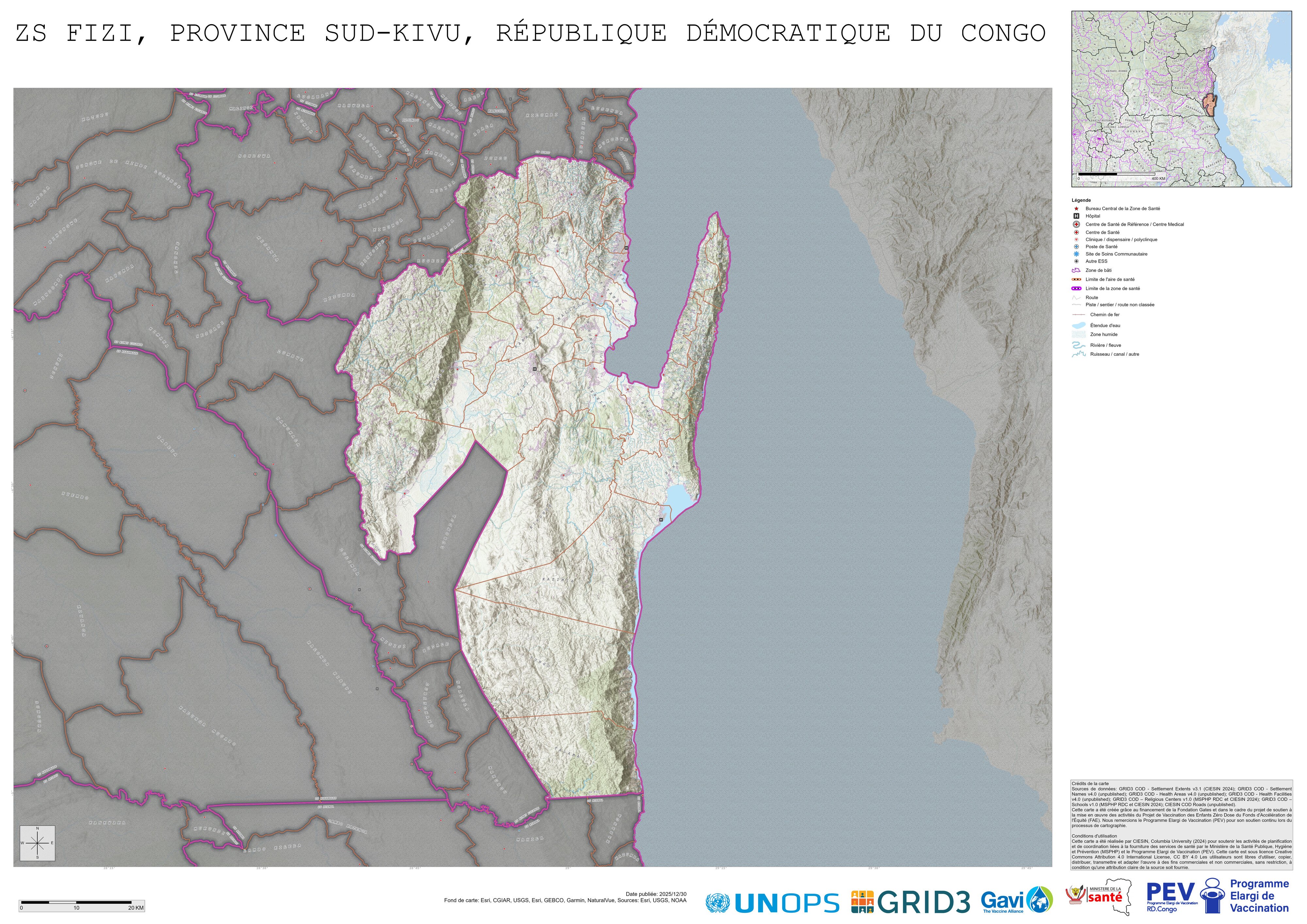Reference Minimal: Fizi, Uvira, Sud-Kivu, COD (2025)