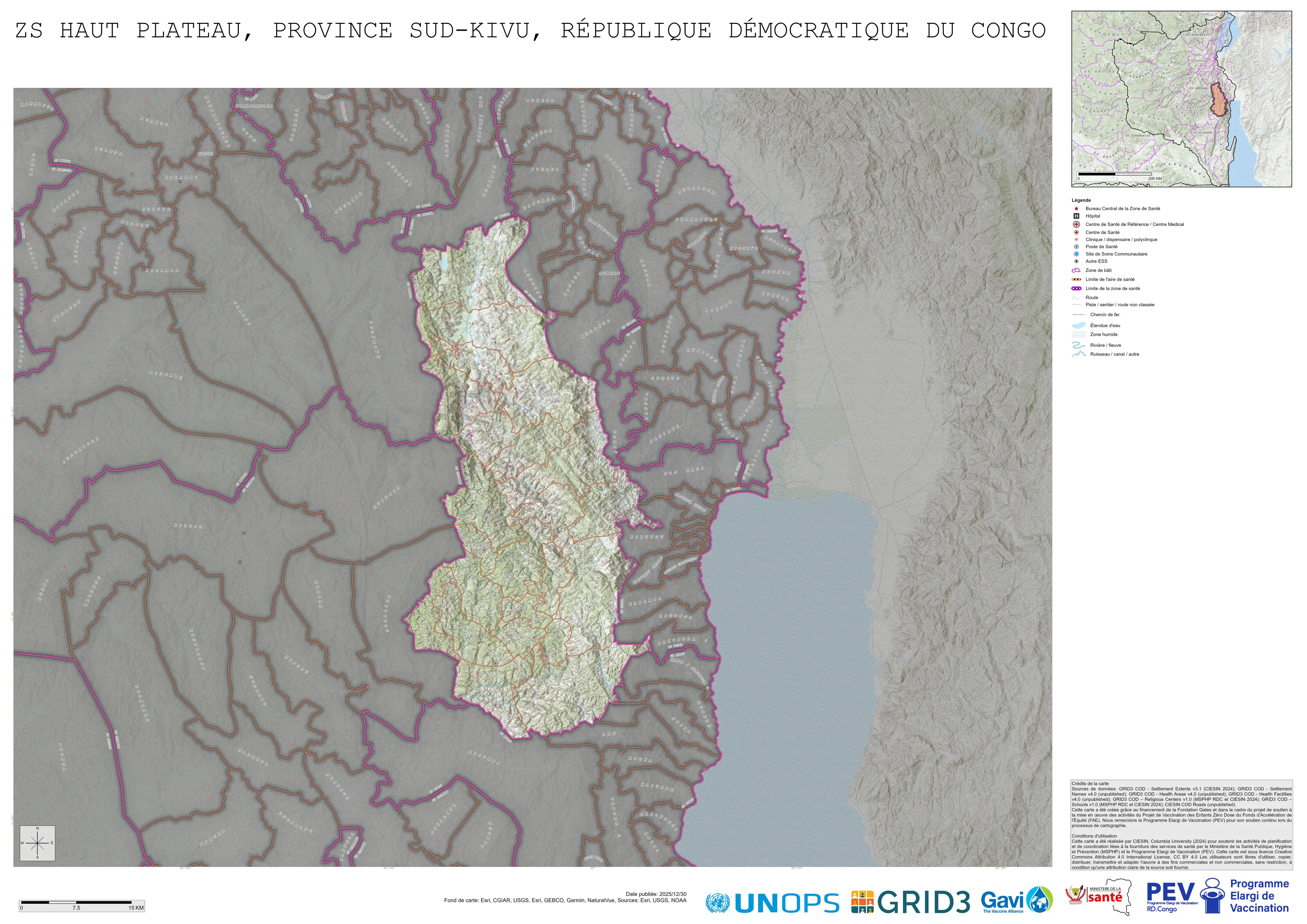 Reference Minimal: Haut-Plateau, Uvira, Sud-Kivu, COD (2025)