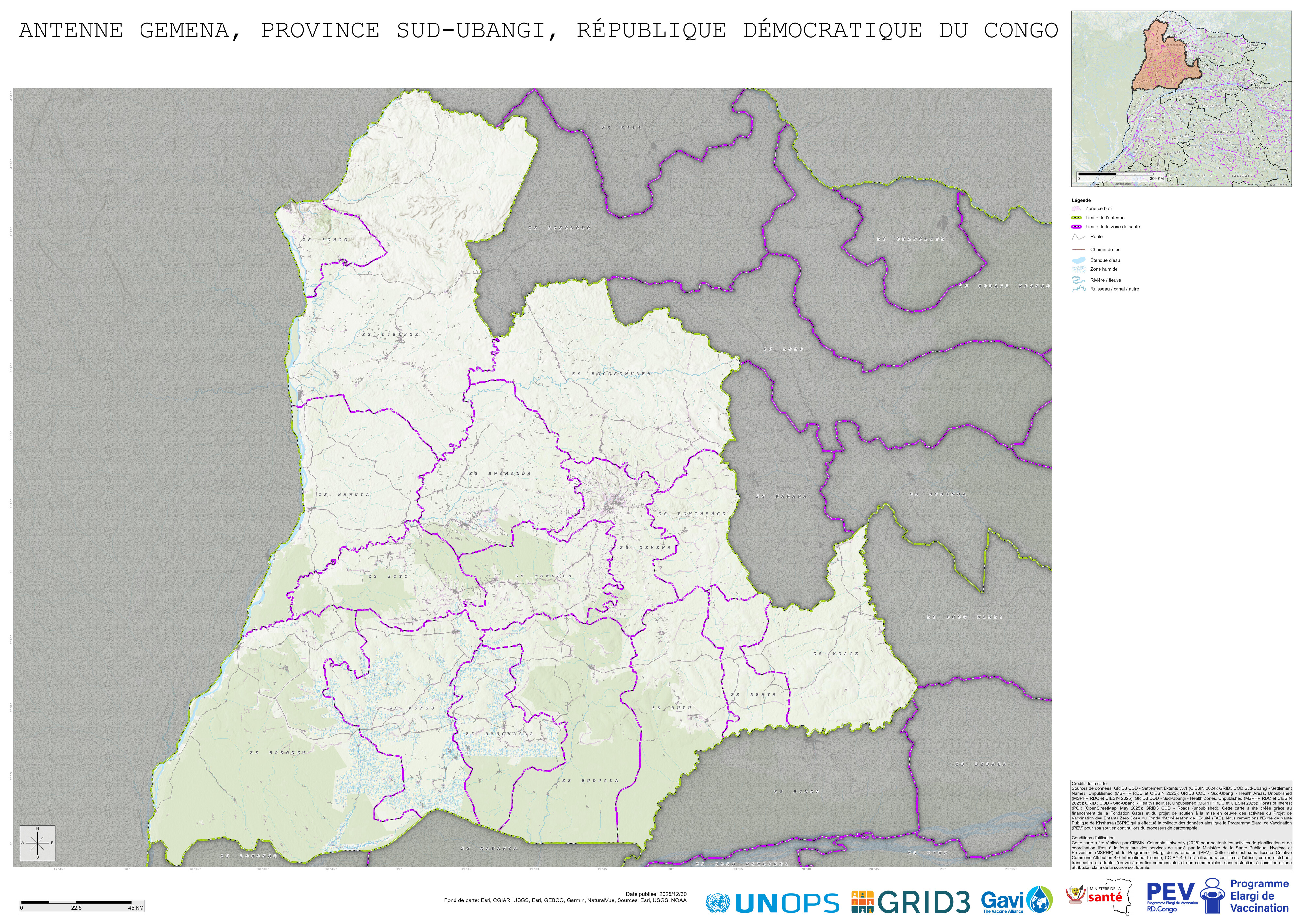 Reference Minimal: Gemena, Sud-Ubangi, COD (2025)