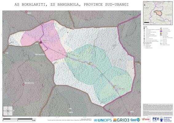 Microplanning: Bokalakiti, Bangabola, Gemena, Sud-Ubangi, COD (2025)