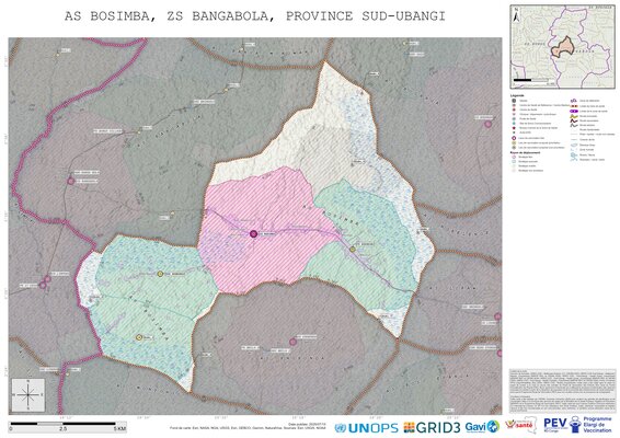 Microplanning: Bosimba, Bangabola, Gemena, Sud-Ubangi, COD (2025)