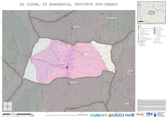 Microplanning: Likaw, Bangabola, Gemena, Sud-Ubangi, COD (2025)
