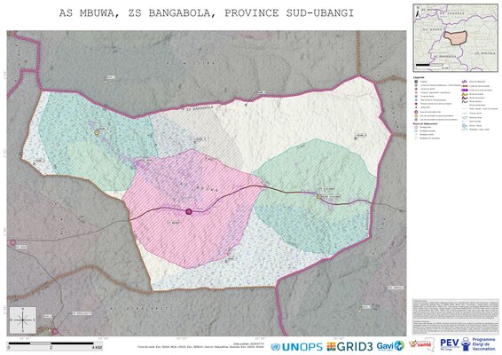 Microplanning: Mbuwa, Bangabola, Gemena, Sud-Ubangi, COD (2025)