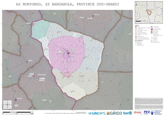 Microplanning: Monyongo, Bangabola, Gemena, Sud-Ubangi, COD (2025)