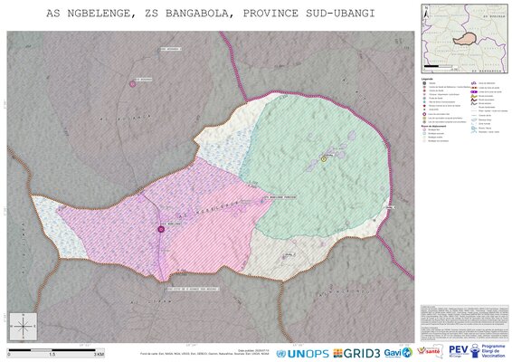 Microplanning: Ngbelenge, Bangabola, Gemena, Sud-Ubangi, COD (2025)