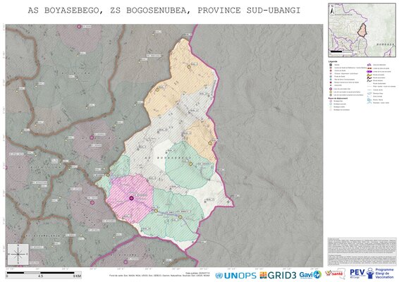 Microplanning: Boyasebego, Bogosenubea, Gemena, Sud-Ubangi, COD (2025)