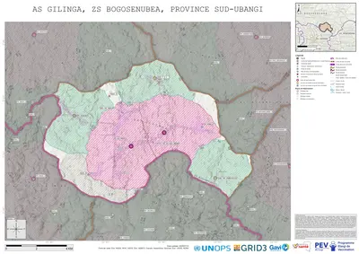 Microplanning: Gilinga, Bogosenubea, Gemena, Sud-Ubangi, COD (2025)
