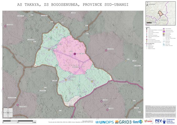 Microplanning: Takaya, Bogosenubea, Gemena, Sud-Ubangi, COD (2025)