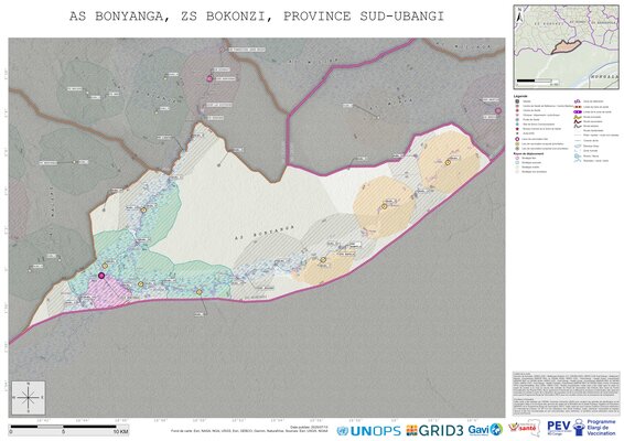 Microplanning: Bonyanga, Bokonzi, Gemena, Sud-Ubangi, COD (2025)