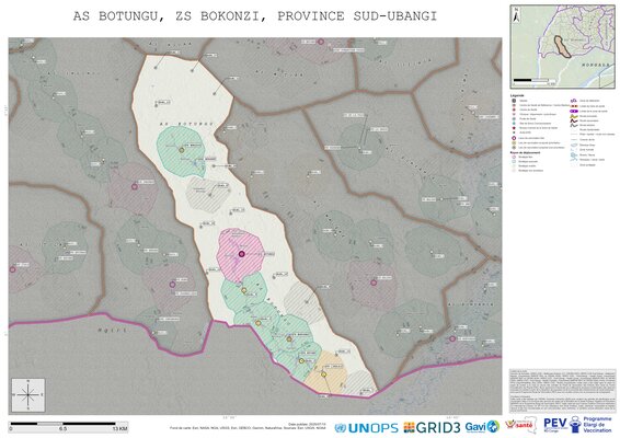 Microplanning: Botungu, Bokonzi, Gemena, Sud-Ubangi, COD (2025)
