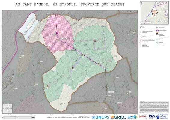 Microplanning: Camp-N'sele, Bokonzi, Gemena, Sud-Ubangi, COD (2025)