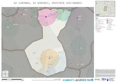 Microplanning: Lokombo, Bokonzi, Gemena, Sud-Ubangi, COD (2025)