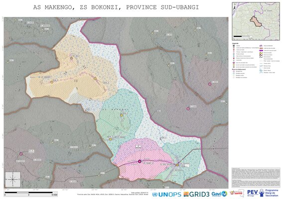 Microplanning: Makengo, Bokonzi, Gemena, Sud-Ubangi, COD (2025)